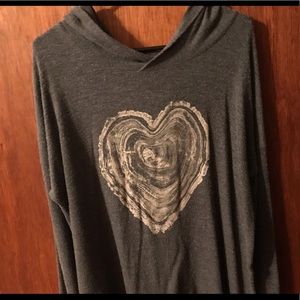 Heart hoodie